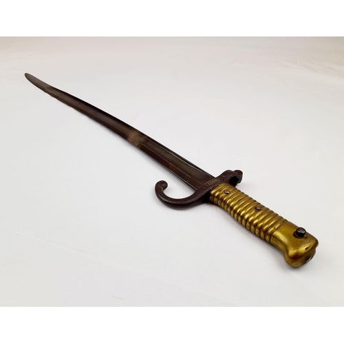 525 - WW1 French 1868 Model Chassepot Bayonet.