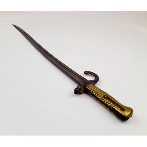 525 - WW1 French 1868 Model Chassepot Bayonet.