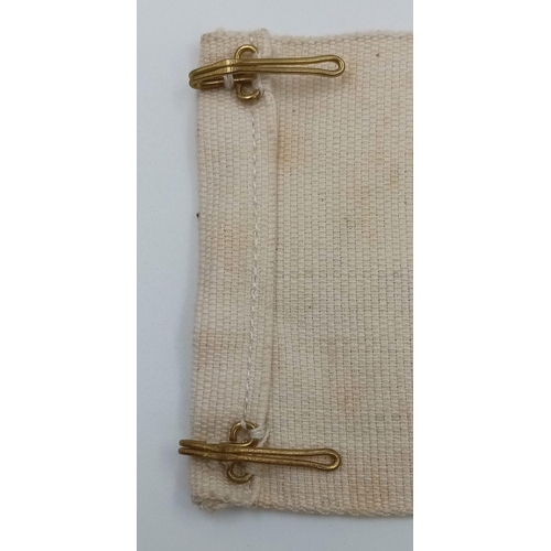 546 - WW2 German Medics Armband with Field Hospital Stamp.