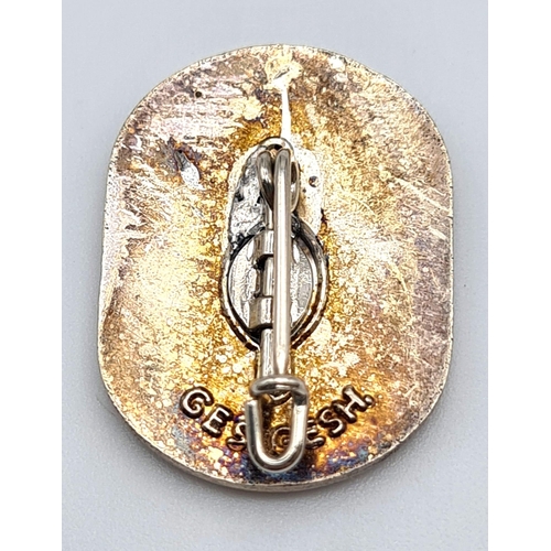 756 - 3rd Reich German “Arbeits Dank” Labour Appreciation Pin. Marked: “Gesch”.