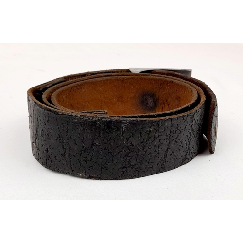 128 - WW2 German Hitler Youth Belt and Buckle.