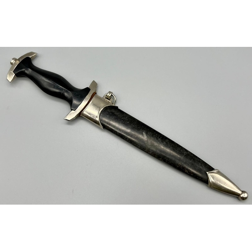 177 - Vintage SS German Third Reich Dagger (Most likely retrospective copy) 38cm Length