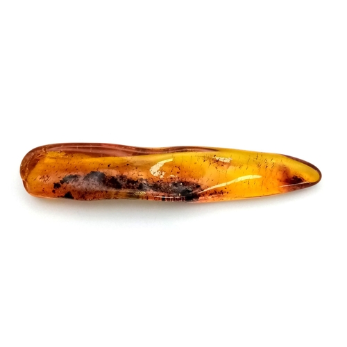 964 - A Natural Stick of Baltic Amber  - Could be made into a Pendant. 7cm.