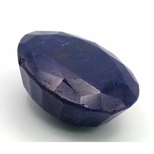 374 - 332.85 Ct Blue Sapphire, Oval Shape, GLI Certified