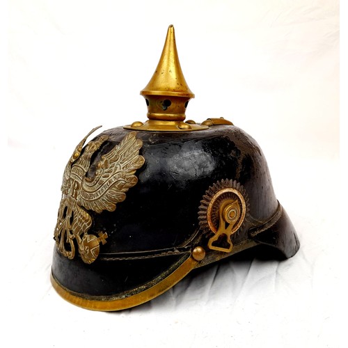 34 - Imperial German 1895 Pattern Pickelhaube OR’s and NCO’s.