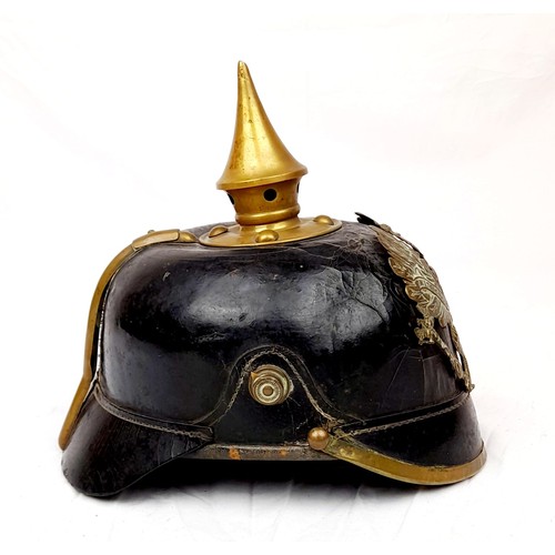 34 - Imperial German 1895 Pattern Pickelhaube OR’s and NCO’s.