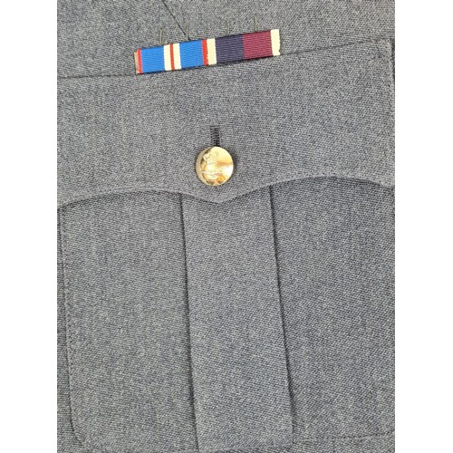 451 - Vintage Genuine RAF No.1 Jacket with Ribbons and a full set of badges Size 176/108