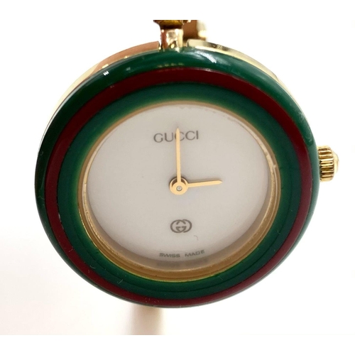 801 - Gucci Retro Vintage GP Bangle Watch with 9 different Bezel Options Quartz