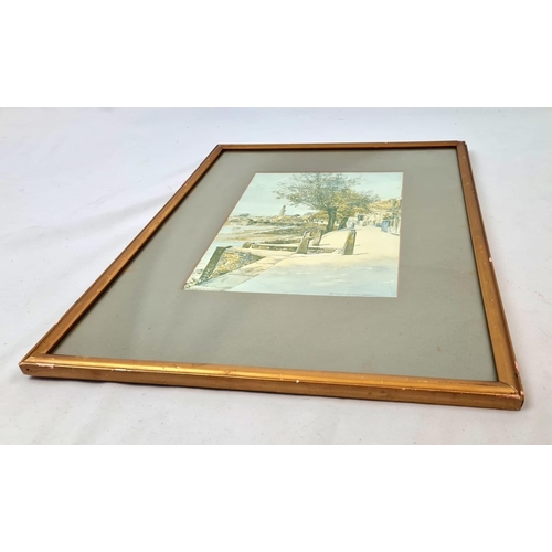 800 - A Vintage Edward C Clifford Print - Strand On The Green.
In frame - 32 x 42cm.