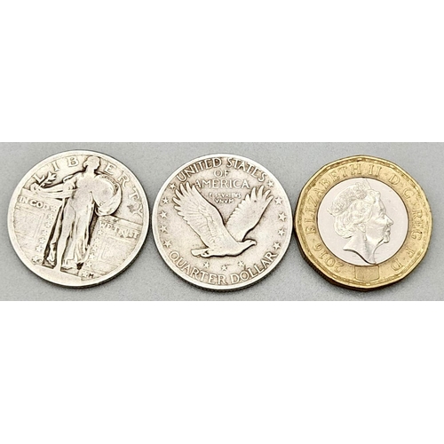 555 - A parcel of historic coins and bank notes to include: Two Walking Liberty ½ Dollar Silver Coins, 1 I... 