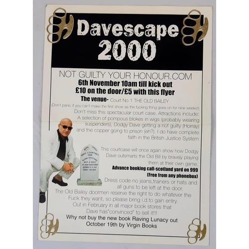 1079 - A SELECTION OF DAVE COURTNEY BOOKS TO INCLUDE : RAVING LUNACY, STOP THE RIDE, DODGY DAVES LITTLE BLA... 