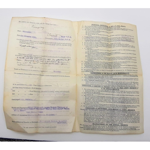 295 - Part 1-Boer War
A Very Rare Parcel of Original Boer War Documents and Badges relating to Sergeant W ... 