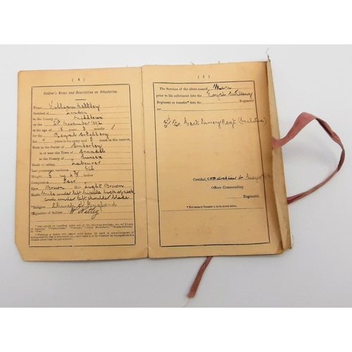 295 - Part 1-Boer War
A Very Rare Parcel of Original Boer War Documents and Badges relating to Sergeant W ... 