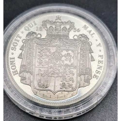 610 - A William III Fantasy Sterling Silver Proof Crown. 
Mintage - 450.