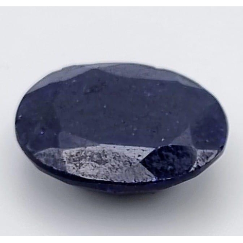 861 - 13.80 Ct Blue Sapphire, Oval Shape, IGL&I Certified.