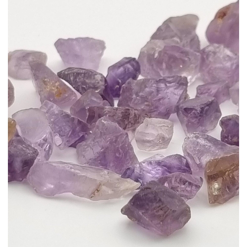 925 - 310.70 Ct Rough Amethyst Lot, GLI Certified