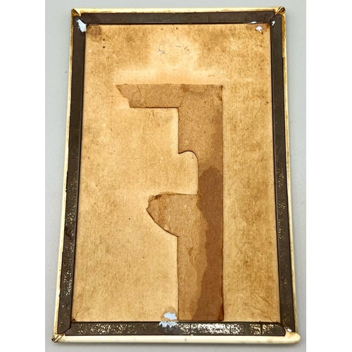 1194 - An Original Metal Vintage Guinness Sandwich Sign. Printed by Sanders Phillips. 10.5 x 16cm.