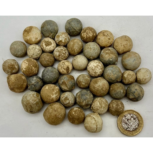 1199 - Over Twenty Antique Musket Shot Balls.