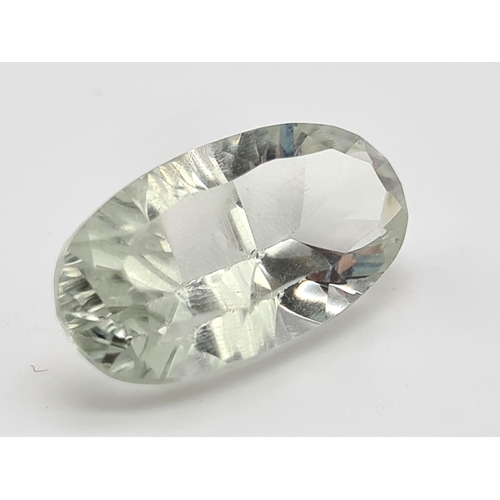 913 - Lot of 3 Gemstones - 5.55 Ct Concave Cut Green Amethyst, 38.85 Ct Mixed Cut Rose Quartz, 29.40 Ct Le... 