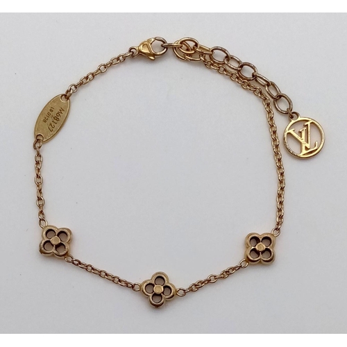 410 - A LOUIS VUITTON COSTUME BRACELET 3.96G    9132