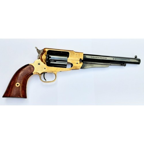 564 - A GENUINE UBERTI 1860 COLT 44 BLACK POWDER PISTOL (DEACTIVATED WITH CERTIFICATE) WITH REVOLVING BARR... 