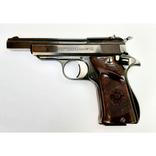 132 - A GENUINE STAR 7.65mm SEMI-AUTOMATIC PISTOL (DEACTIVATED WITH CERTIFICATE)  A FAVOURITE OF MANY SECR... 