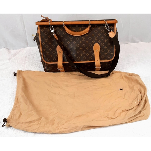 234 - A Louis Vuitton Monogram Canvas Luggage Satchel. This extra large bag has two carrying methods - han... 