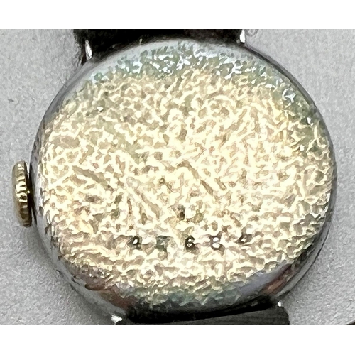 1065 - Victorian white metal watch in perfect working order