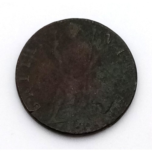 738 - Two William and Mary 1/4 Penny Coins. 1694. Please see photos for conditions.