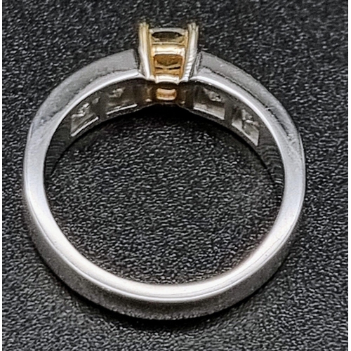 1121 - 18k Gold and Platinum GIA diamond ring
1.2ct Diamond  Size L1/2   7.2g