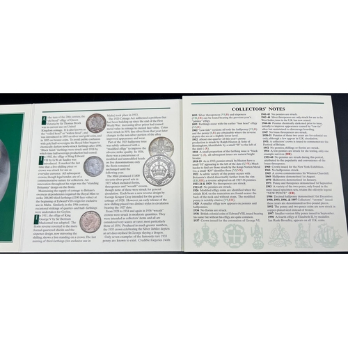 835 - A United Kingdom George V Coin Collection. Comes in a presentation wallet with full descriptions.