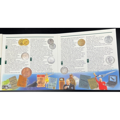 835 - A United Kingdom George V Coin Collection. Comes in a presentation wallet with full descriptions.