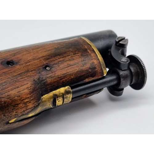 645 - A Reproduction Deactivated Copy of a 19th Century Percussion Black Powder Pistol Known as a Manstopp... 