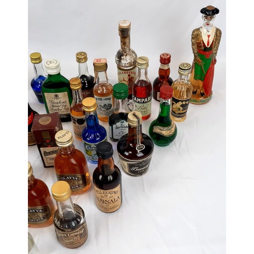 258 - A Miniature Alcohol Bottle Collectors Dream! A Kaleidoscope of alcoholic flavours in over fifty mini... 