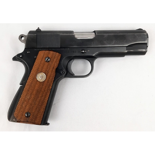 4 - A VERY RARE COLT COMBAT COMMANDER (DEACTIVATED) SEMI-AUTOMATIC PISTOL FAVOURED BY STEVEN SEAGAL IN M... 