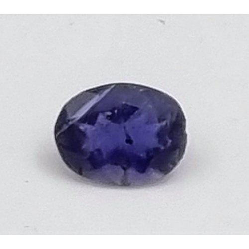 525 - Lot of 3. GLI Certified Gemstones.  2.040ct Natural Almandine Garnet. 0.650ct natural Iolite. 2.7ct ... 