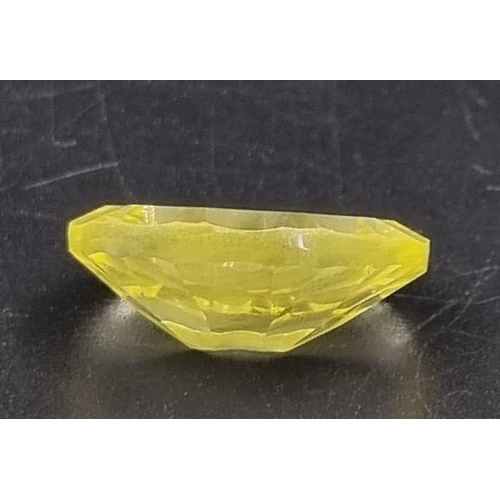 575 - 24.40ct Natural Lemon Quartz. Oval Cut. IGLI&I Certified.