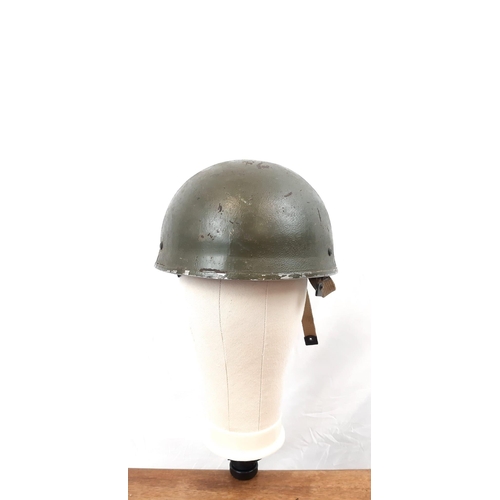 308 - A POST WAR PARATROOPERS HELMET(HSAT) MK II WITH LINER AND MAKERS MARK