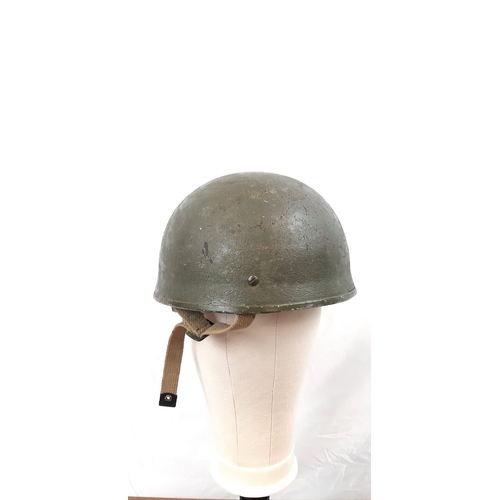 308 - A POST WAR PARATROOPERS HELMET(HSAT) MK II WITH LINER AND MAKERS MARK