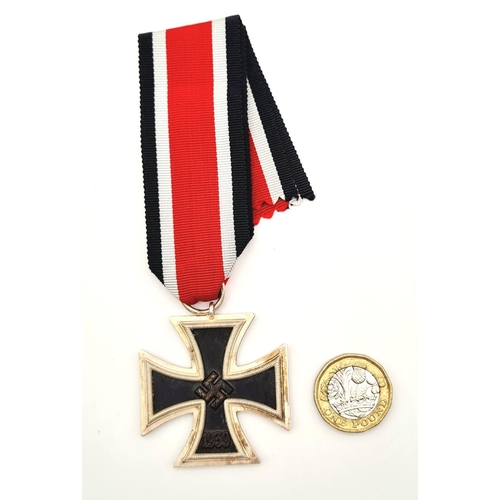 300 - 3rd Reich Iron Cross 2nd Class. Very good condition in original packet of issue. Correct ribbon leng... 