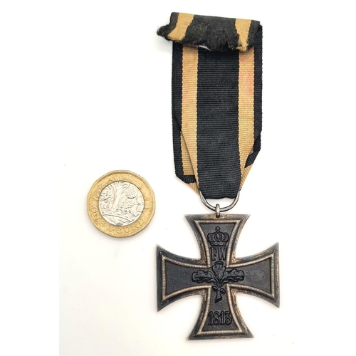 307 - WW1 Imperial German Iron Cross 2nd Class, Ring Marked “S.W” for Sy-Wagner Berlin.