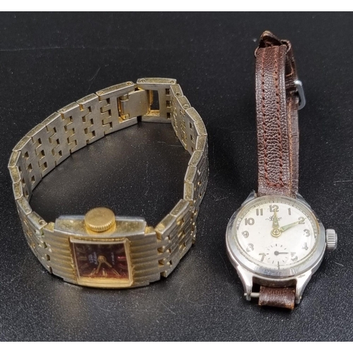 555 - A Selection of Six Vintage Ladies Watches. Most in need of a battery so A/F.