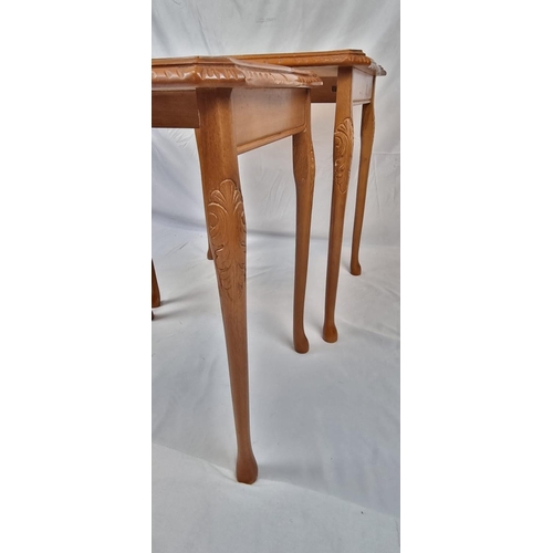 566 - An Eclectic Mix of Four Small Vintage Tables. Largest table - Octagon table - 51 x 51cm. Winner bidd... 