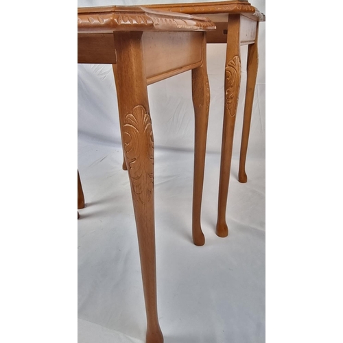 566 - An Eclectic Mix of Four Small Vintage Tables. Largest table - Octagon table - 51 x 51cm. Winner bidd... 