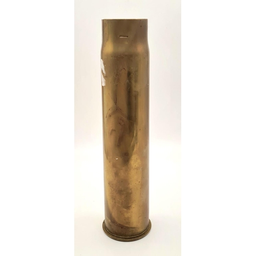 699 - WW1 British 6 Pounder Tank Shell Case. This is an Early Naval Round (Tanks were first called Land
Sh... 