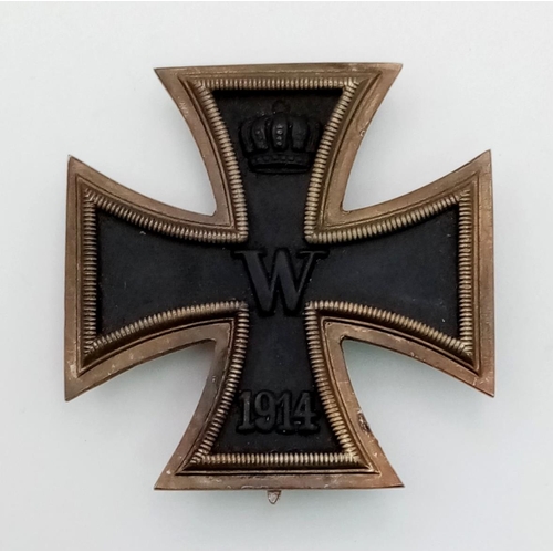 335 - WW1 Imperial German Iron Cross 1 st Class in original box of issue.