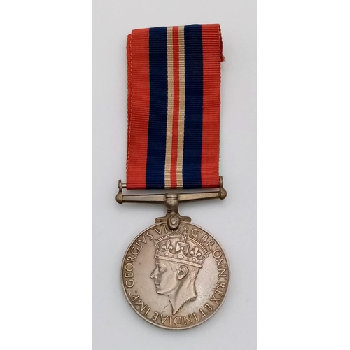 742 - WW2 Medal Trio. 1939-45 Star, the Defence medal, 1939-1945 War Medals.