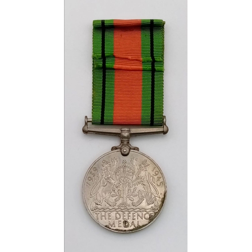 742 - WW2 Medal Trio. 1939-45 Star, the Defence medal, 1939-1945 War Medals.