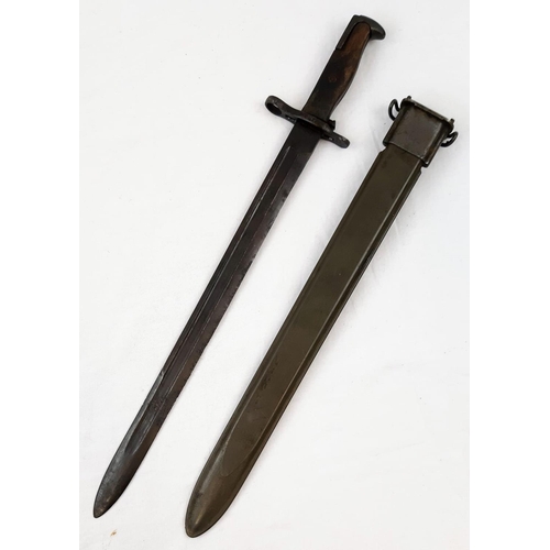 103 - WW1 US 1905 Pattern 6” Springfield Bayonet. Dated 1922. These were re-issued during WW2. Many
were c... 