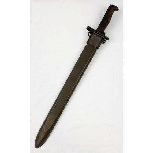 103 - WW1 US 1905 Pattern 6” Springfield Bayonet. Dated 1922. These were re-issued during WW2. Many
were c... 